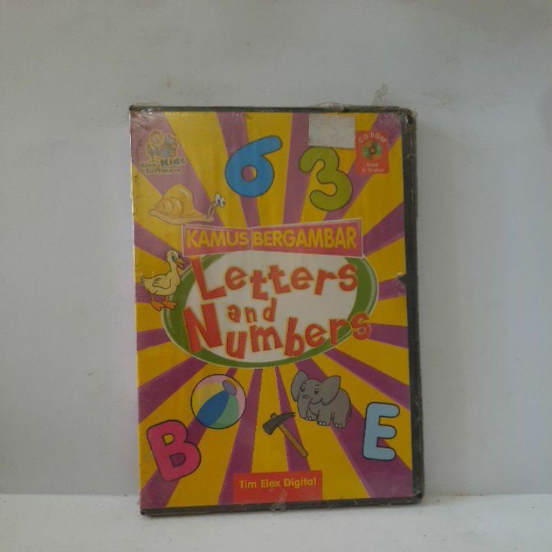 VCD Picture Dictionary Letters and Numbers | Shopee Malaysia