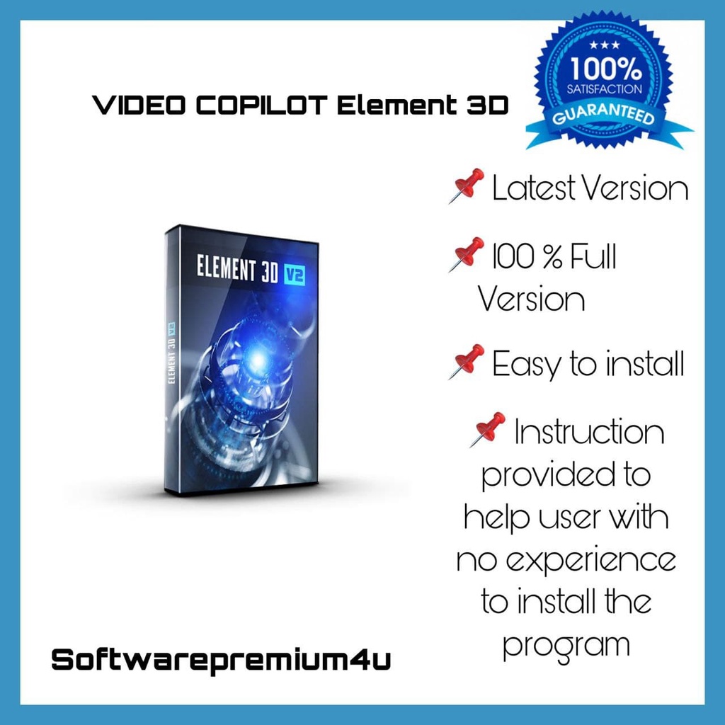 ?【 Win】? VIDEO COPILOT Element 3D 2.2.3 for After Effect | Latest ...