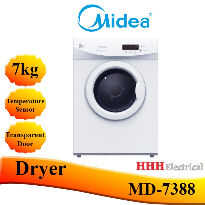 Midea Dryer 7KG MD7388 Mesin Pengering Baju/ Midea Dryer 7kg MD100A70