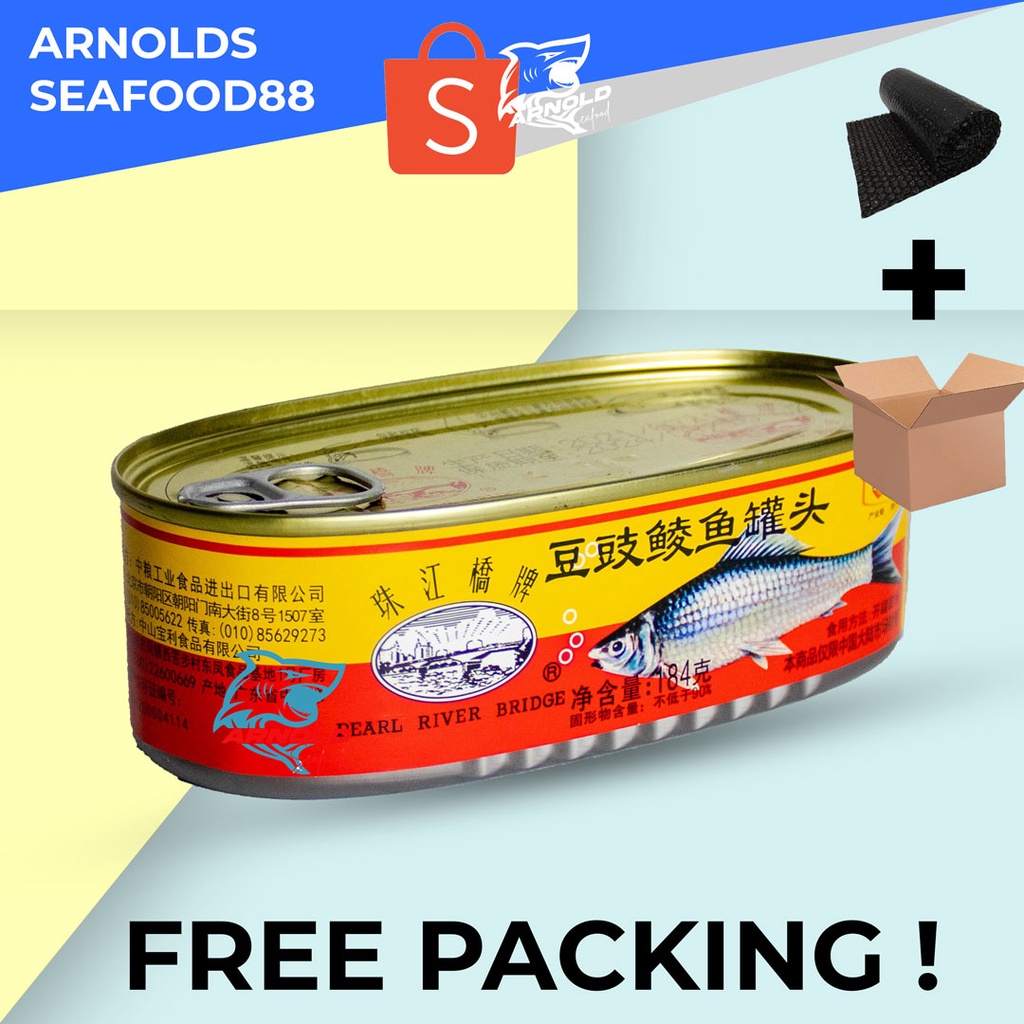 Pearl River Bridge Fried Dace With Salted Black Beans 184gr Canned ...
