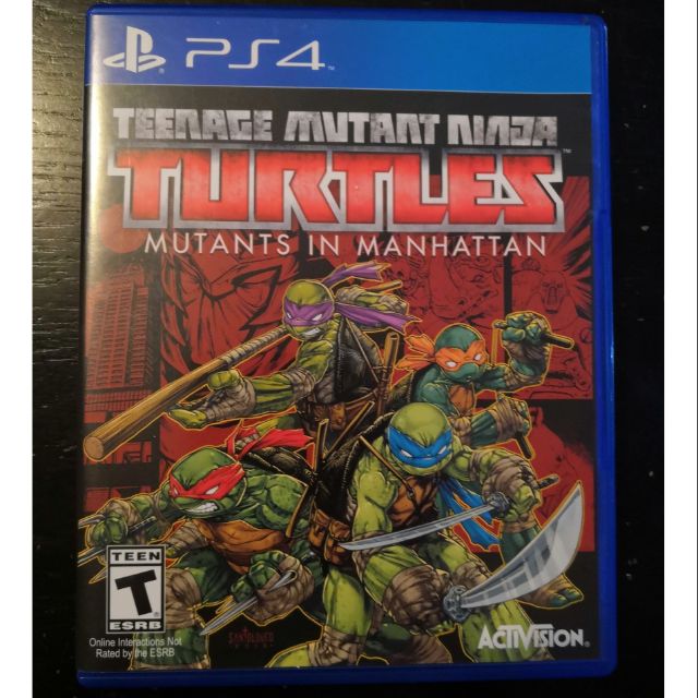 PS4 Teenage Mutant Ninja Turtles Mutants In Manhattan *Used* R All ...