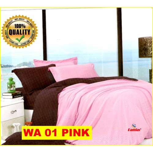CADAR SET 7 IN 1 WALI / COMFORTER BED SHEET [ 2 TONE COLOUR ] Shopee