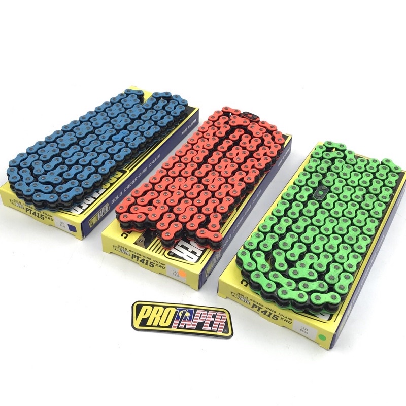 PROTAPER RACING CHAIN MX 415H 415 H 132L ORANGE / RED / GREEN / BLUE ...