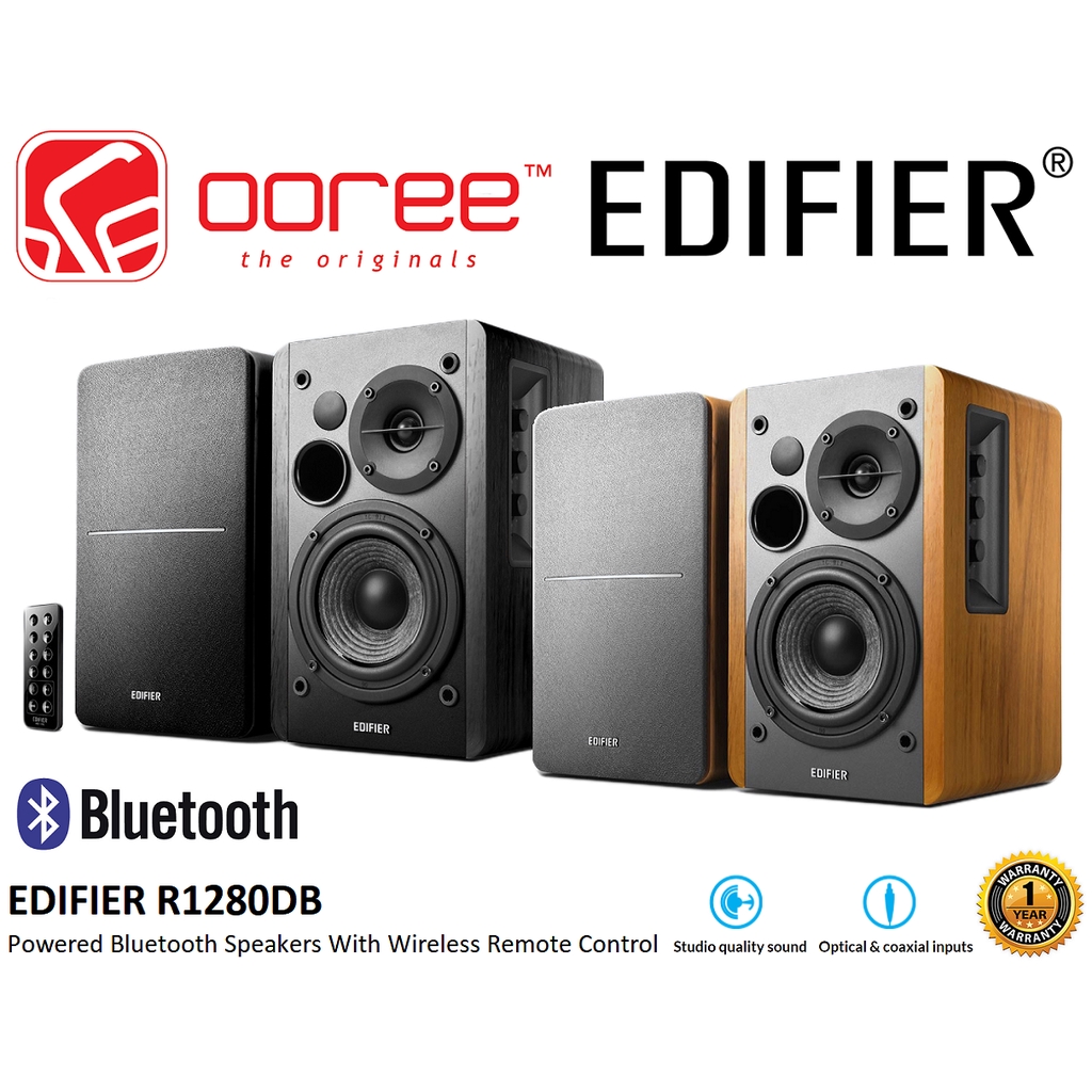 Edifier R1280DBs Powered Bluetooth Computer Speakers, Bookshelf