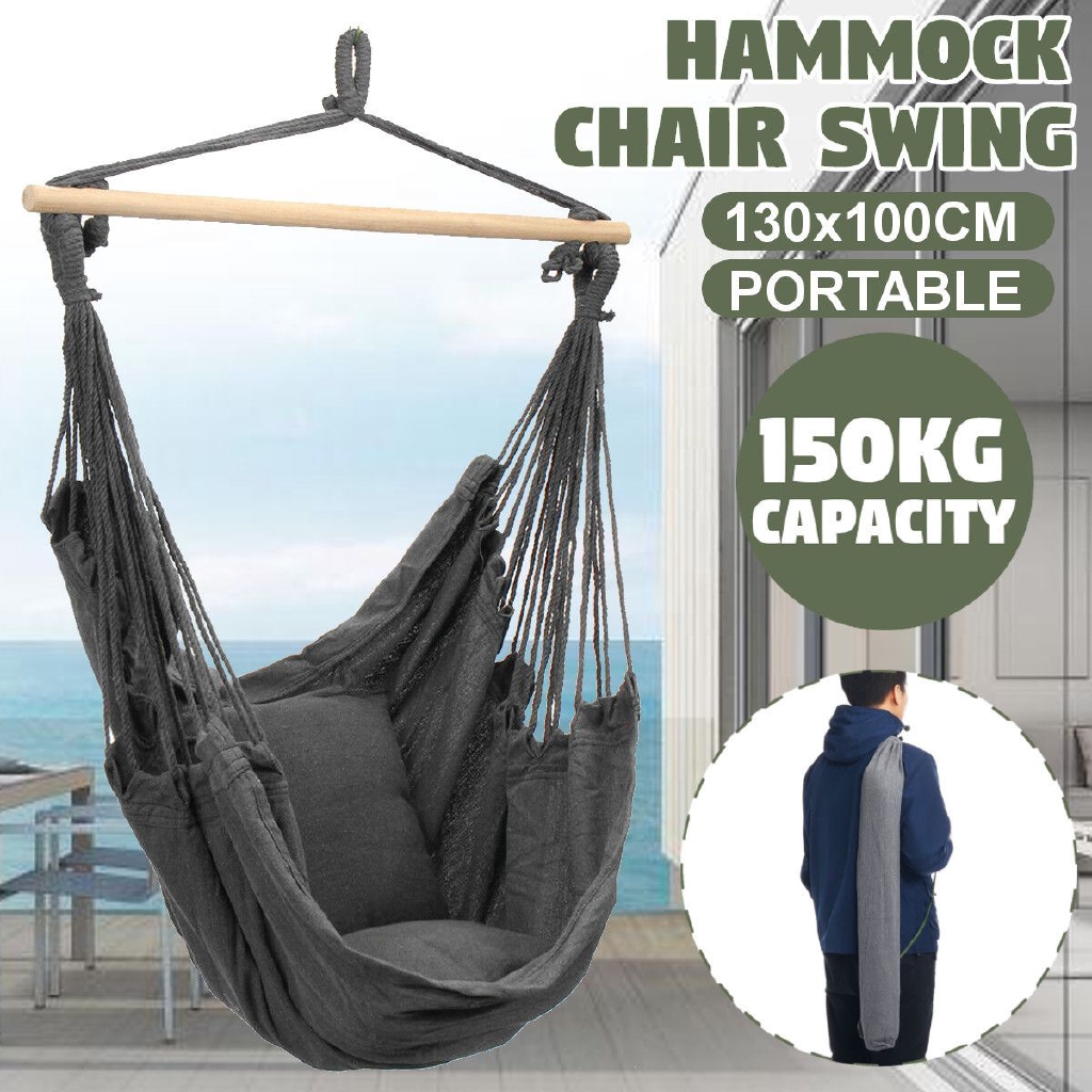 Safe Duyan For Adult Hanging Hammock Chair Patio Porch Yard Tree ...