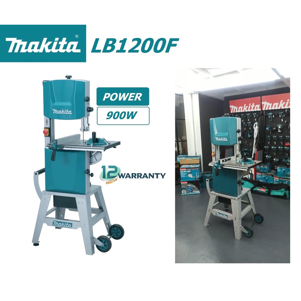 Makita LB1200F (12-inch) 305mm 900W Band Saw Machine with Stand ...