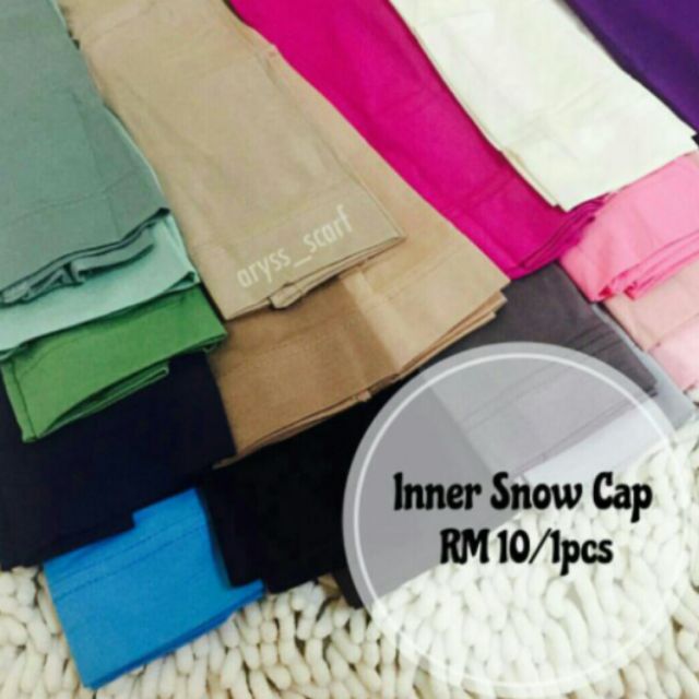 INNER SNOWCAP (Material Soft Cotton) | Shopee Malaysia