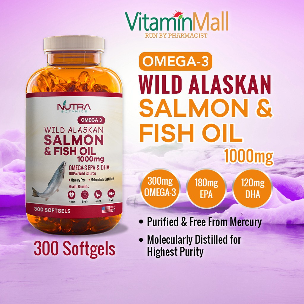 Omega 3 wild alaskan salmon oil 1000 clearance mg