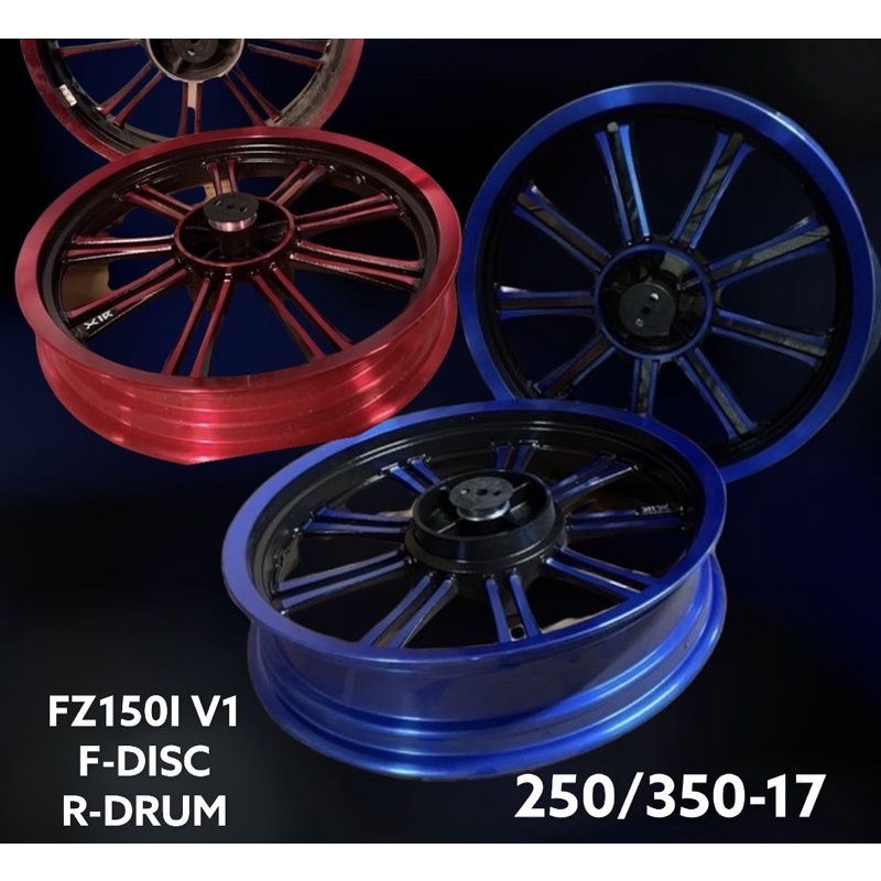 YAMAHA FZ150I V1 SPORT RIM 250/350-17 CLEAR STOCK | Shopee Malaysia