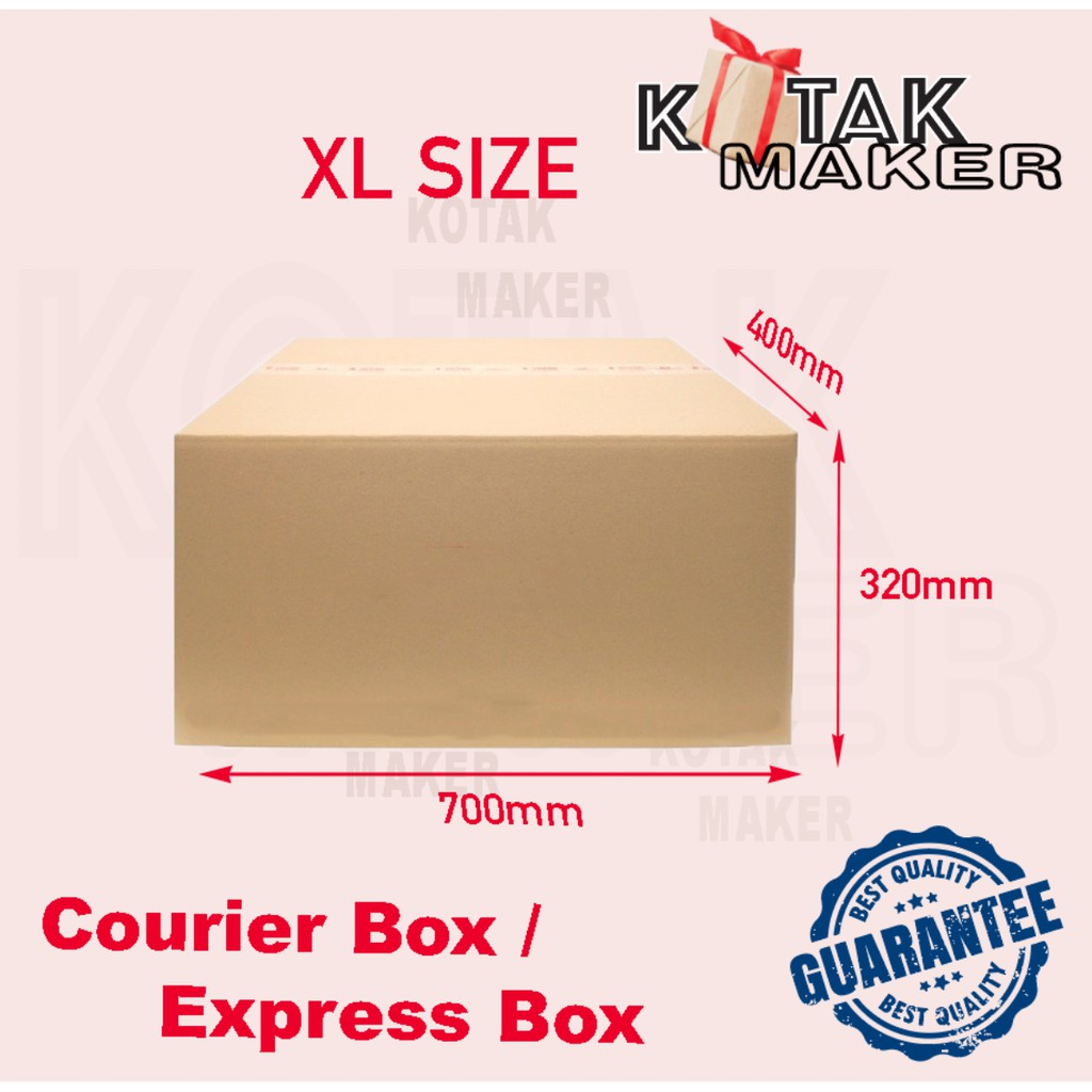 EXPRESS BOX-Size XS/S/M/L/XL COURIER BOX/PACKAGING BOX-KOTAK PALING  KERAS?Malaysia Readystock? | Shopee Malaysia