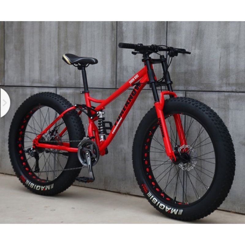 Fatbike MTB Foreknow 4.0 Big tire 7 Speed Shopee Malaysia