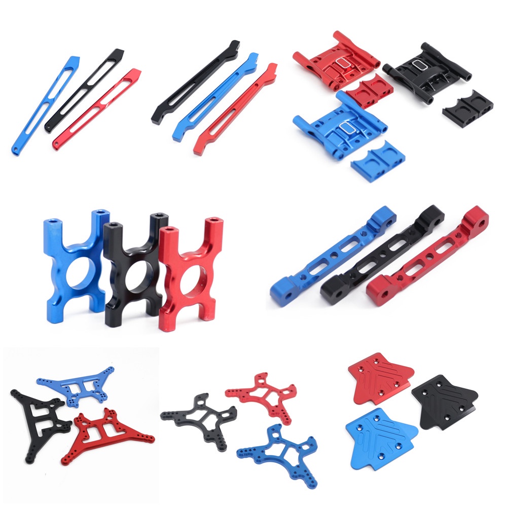 Aluminum Steering Servo Mount Set For Arrma Kraton, Senton, Talion, Typhon, Outcast - Black