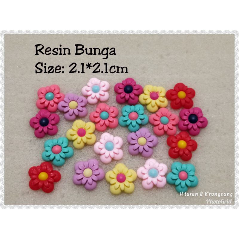 Resin Bunga (20pcs) | Shopee Malaysia