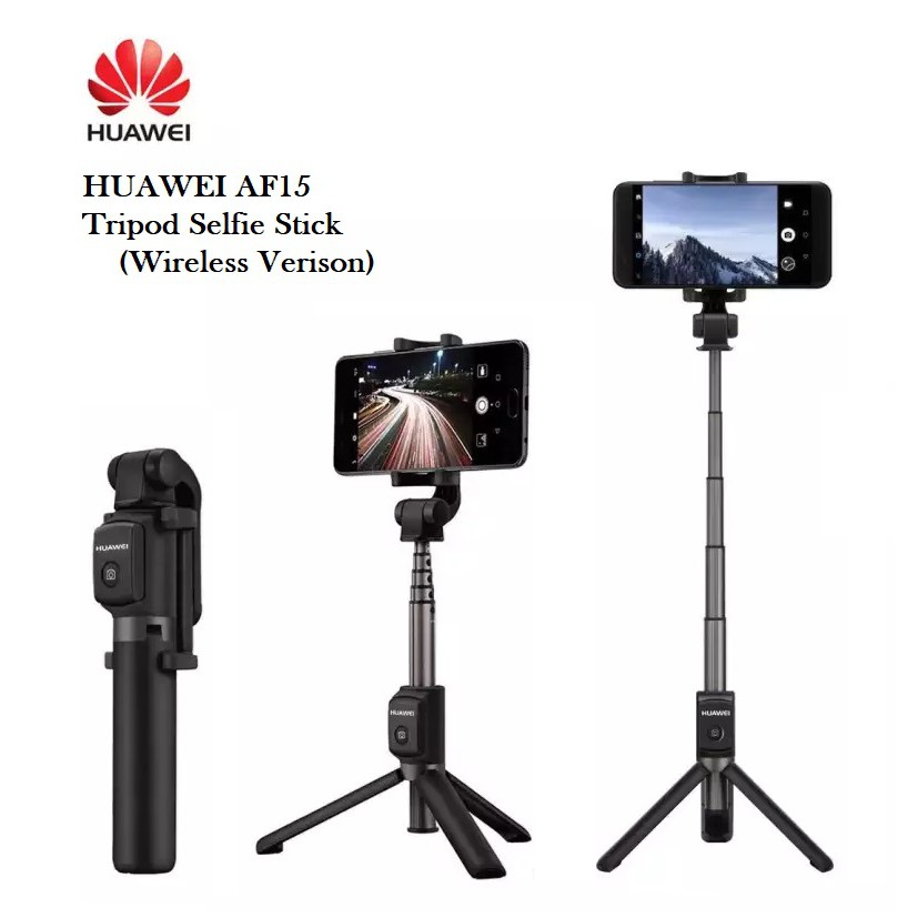 Bank spansk kemikalier Huawei AF15 Tripod Selfie Stick (Wireless Version) (Original Huawei  Malaysia) | Shopee Malaysia