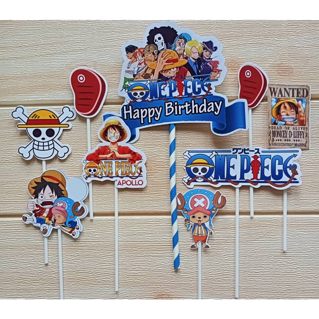 ONE PIECE TOPPER CAKE 01 | Shopee Malaysia