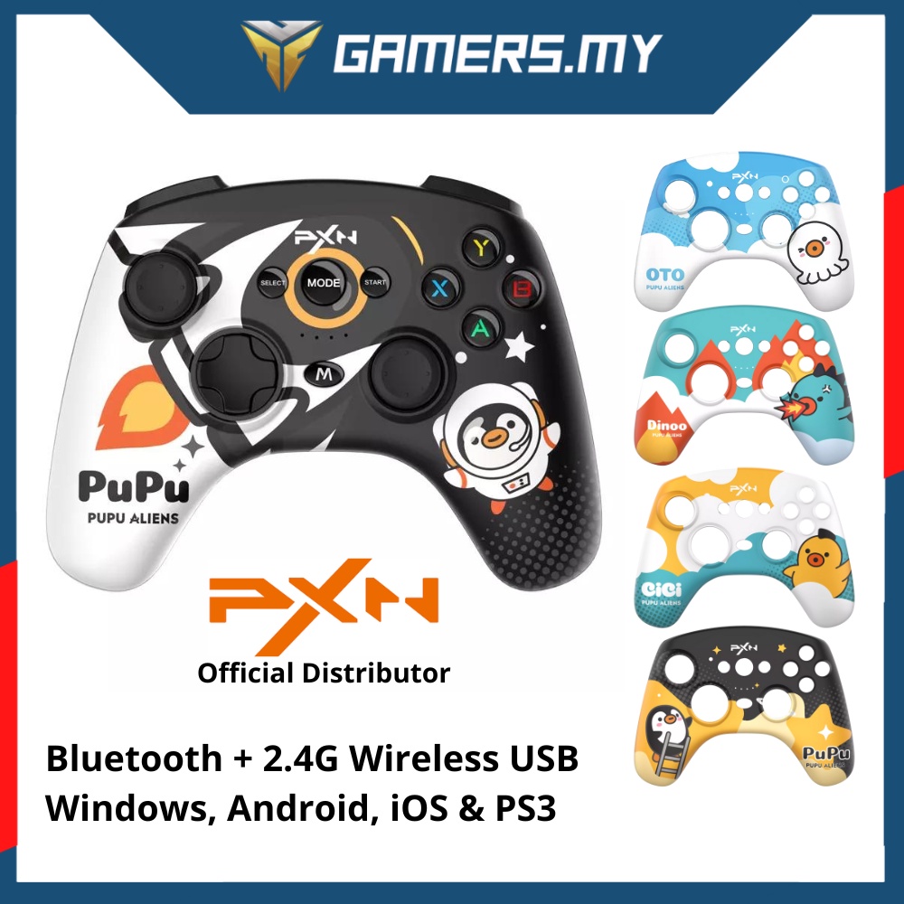 PXN P20 Bluetooth and USB 2.4G Wireless Game Controller Bundle for PC ...