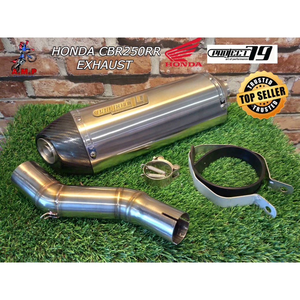 Project79 Exhaust Honda CBR250RR Slip on Tabung Muffler Stainless Steel ...