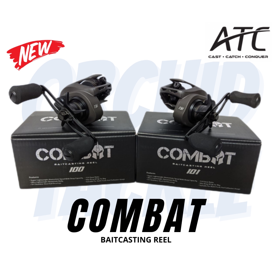 baitcasting reels made in korea NEW) ATC COMBAT 101 BAITCASTING REEL MADE IN KOREA 😍😍