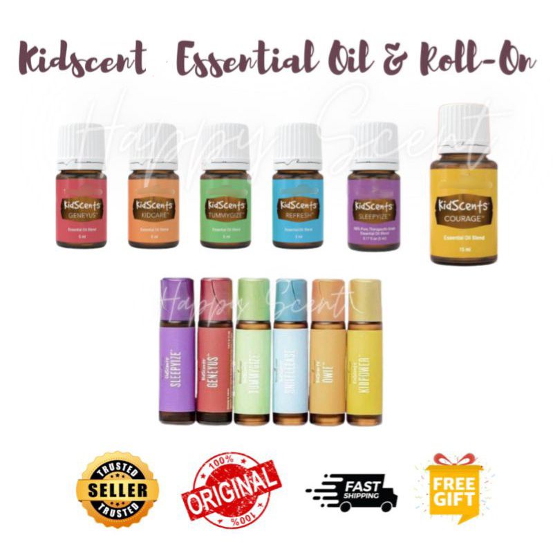 YoungLivings Kidscents Essential Oil 5ml/RollOn 10ml(Geneyus/Kidcare