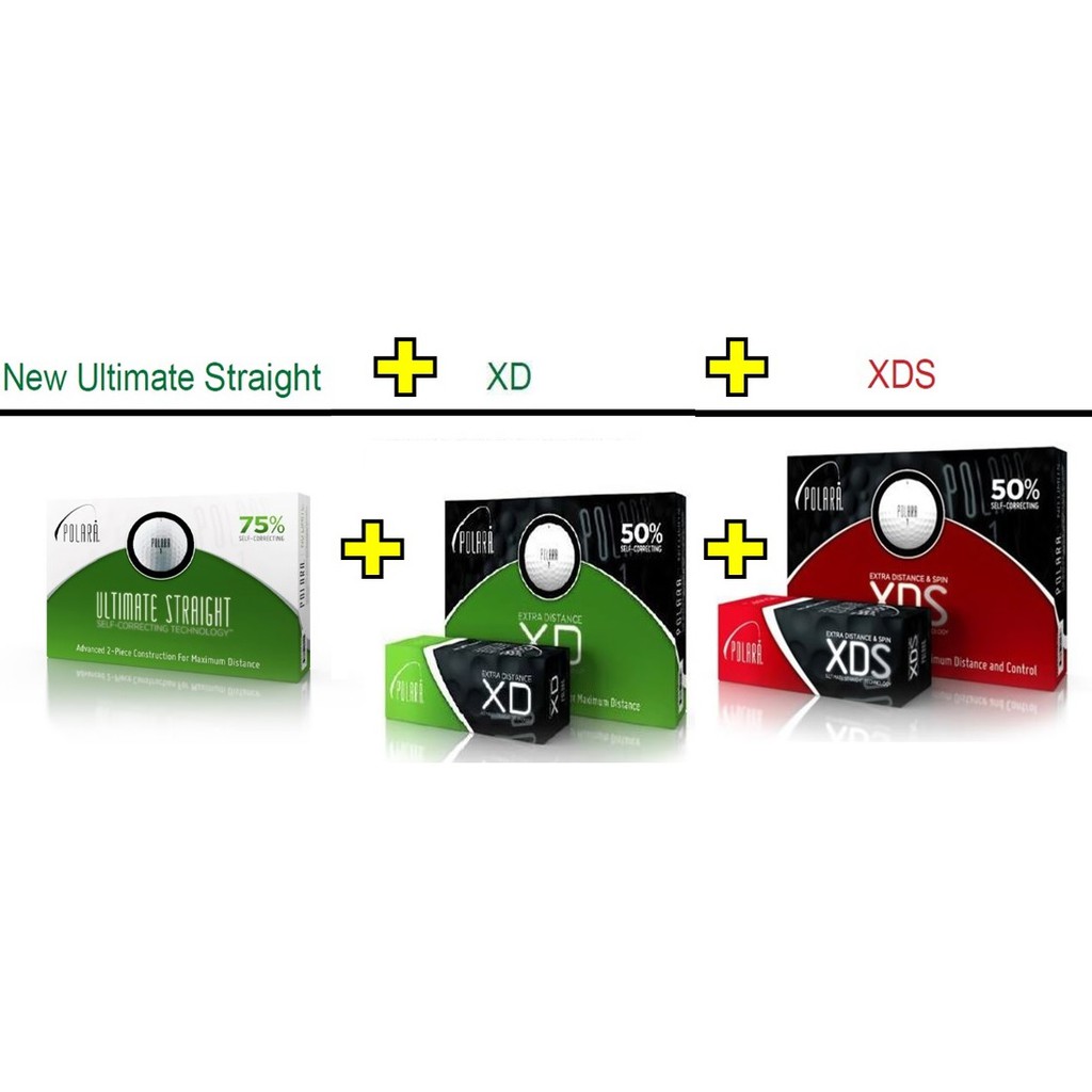 100 Authentic Polara New Ultimate Straight (NUS) + Xtra Distance (XD