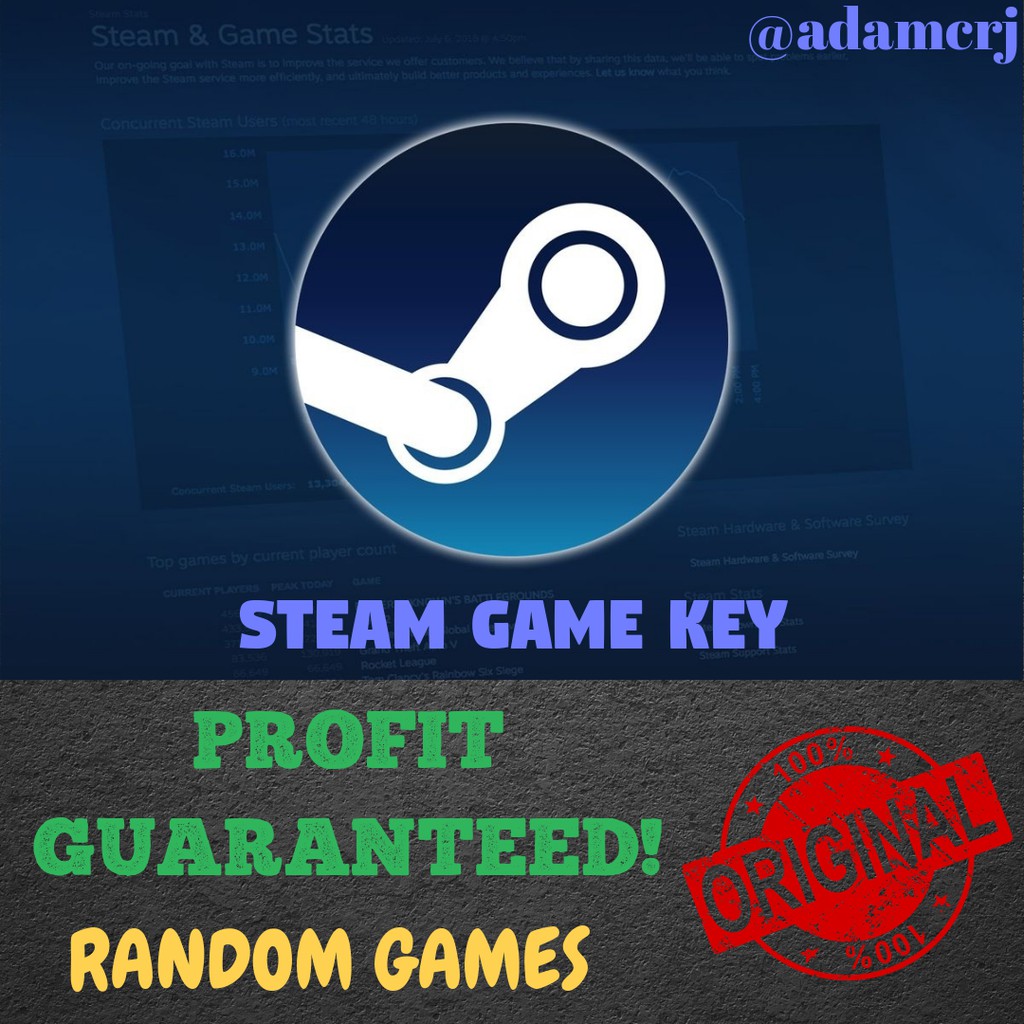 Steam Random Game Key 100 Original Shopee Malaysia