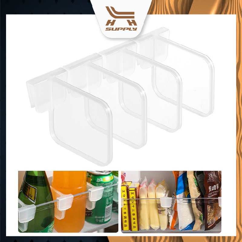 LH 1Pcs Refrigerator Dividers Snapon Separator Fridge Space Allocators