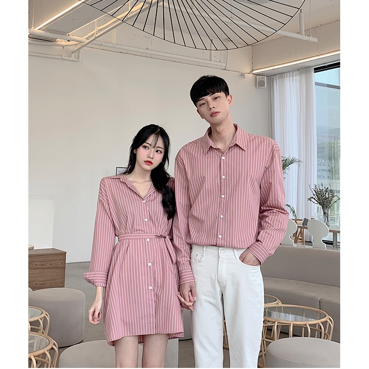 Men And Women Couple Clothing Set Korean Style Fashion Double Dress Set