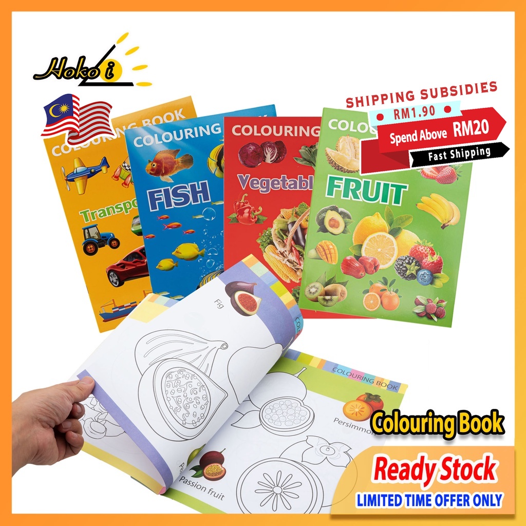 Colouring Books For Kids Early Learning Books Children Coloring Book