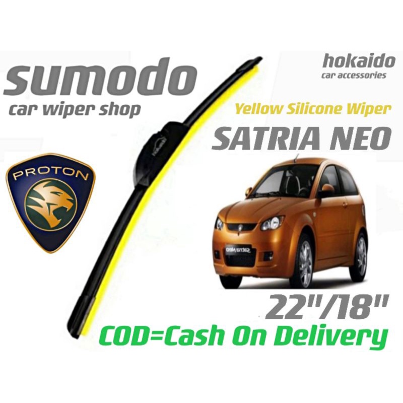 Proton Satria Neo Silicone Wiper 1Pair(2Psc) Sumodo Car Wiper Shop