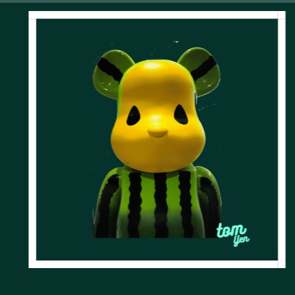 Ready Stock ) Bearbrick/Be@rbrick Clot Yellow Watermelon 1000 ...