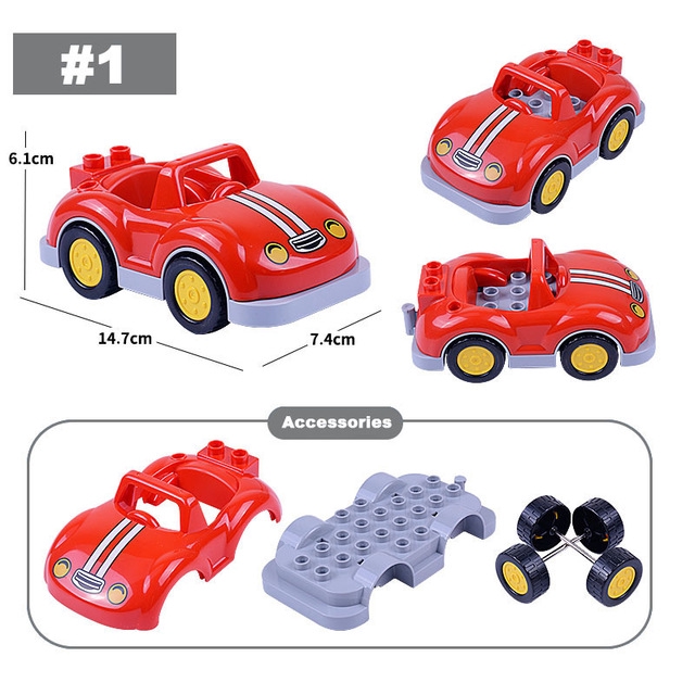 Lego duplo red discount car