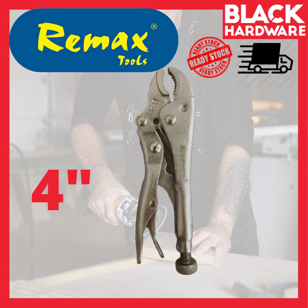 BLACK HARDWARE REMAX Locking Grip Mini Pliers Plier JAW Spanner Wrench Tool Set Playar Clip Grip Gripper Mancing 锁定 钳子