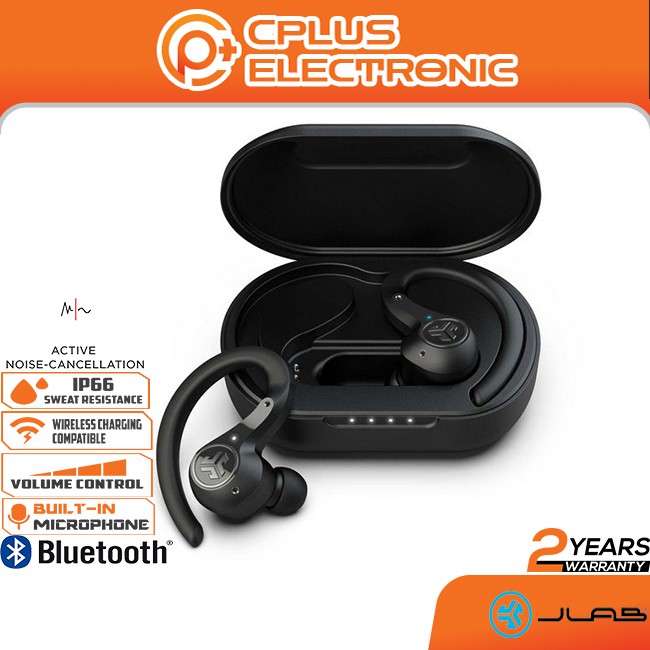 JLab Go Air Sport Bluetooth Earbuds, True Wireless with Charging