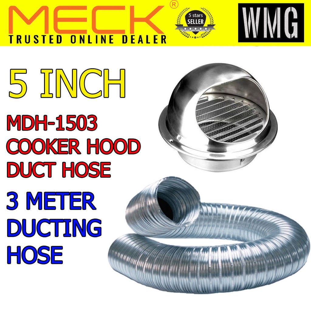 Meck Cooker Hood Duct Hose Stainless Steel Ducting Hose MDH1503