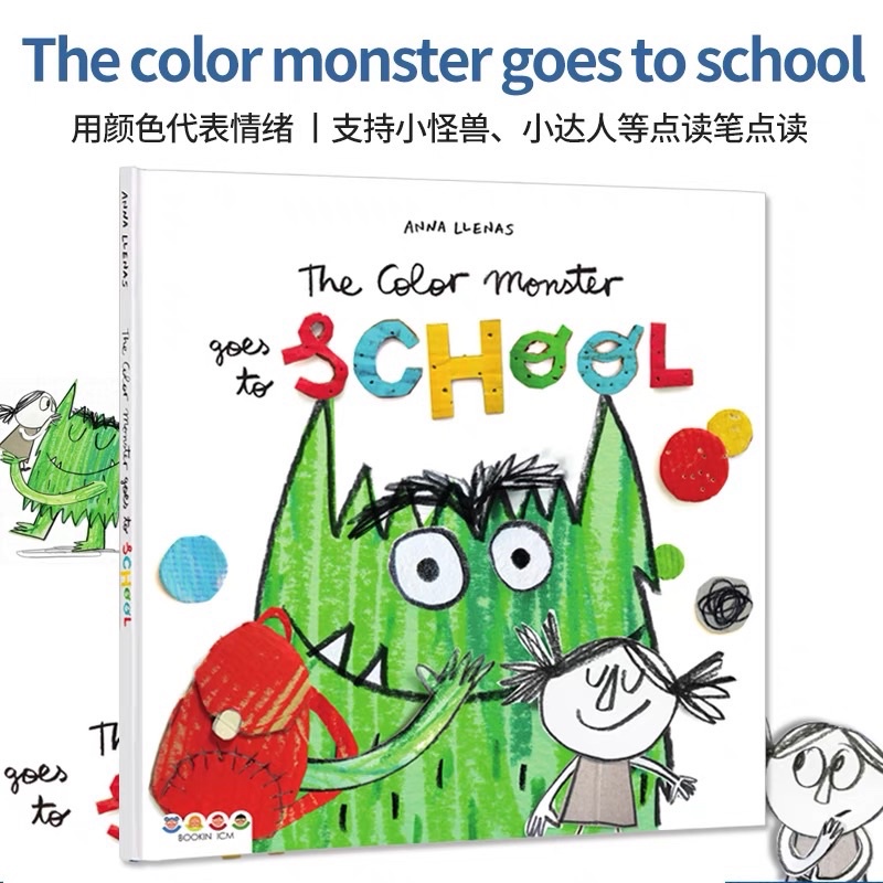The Color Monster Goes To School by Anna Llenas 🔥READY STOCK🔥 | Shopee ...
