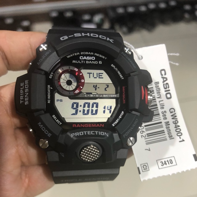 Casio rangeman shop triple sensor