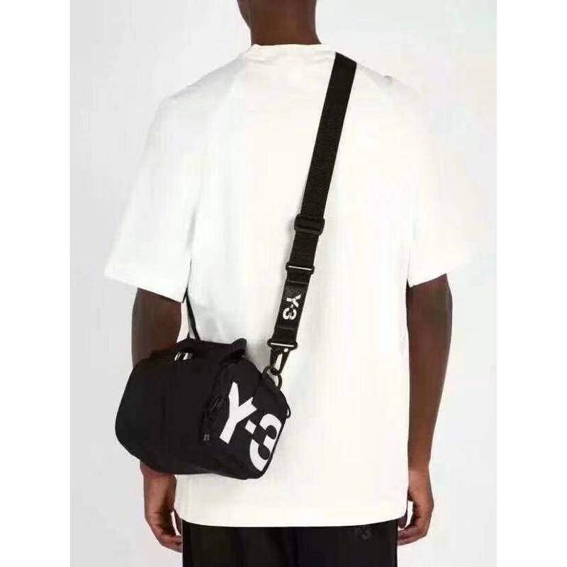 Y3 logo print black shoulder bag chest bag backpack camera bag Shopee Malaysia