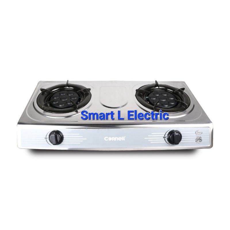 (JUST OFFER!!!) CORNELL 8 JETS BURNER STAINLESS STEEL PANEL GAS STOVE