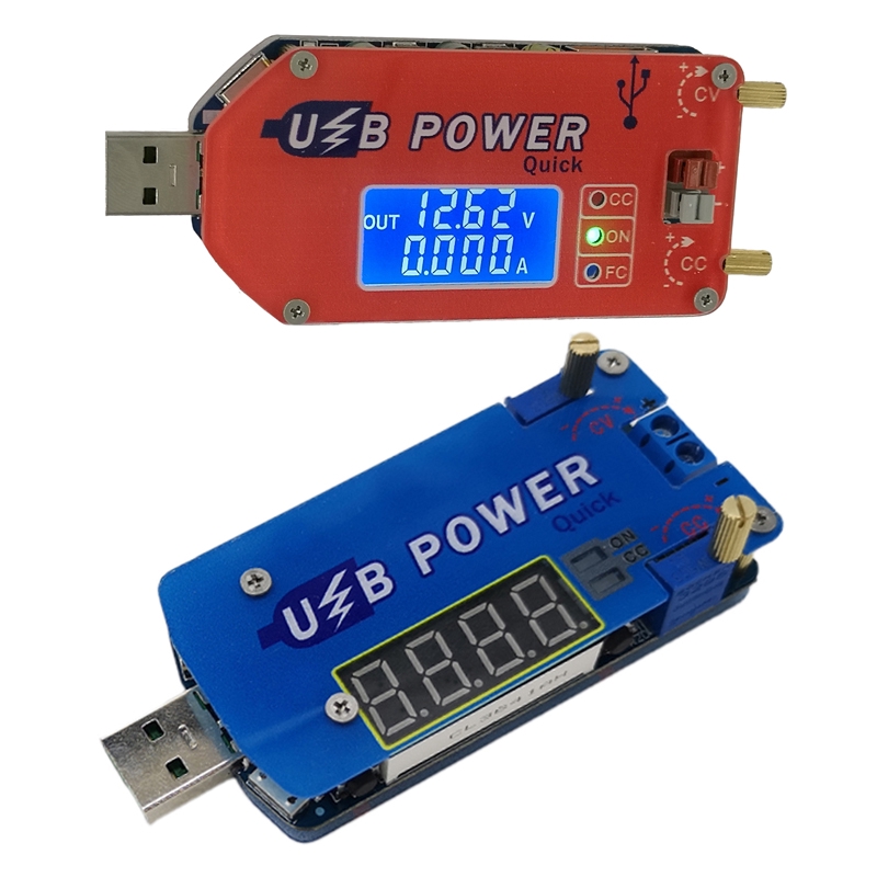 USB buck-boost Power Supply Module 15W Boost Converter LCD Display DC ...