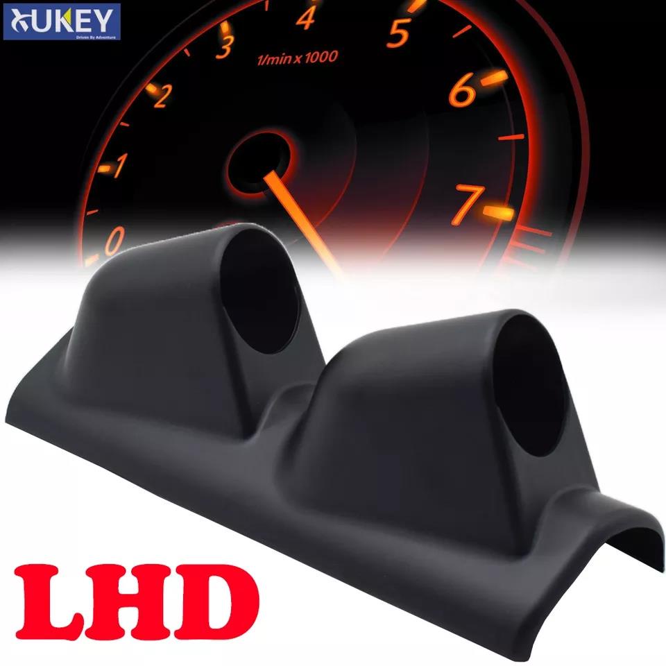 A Pillar Pod LHD 52mm Dual Hole Gauge Pod Holder Panel Cup For Nissan