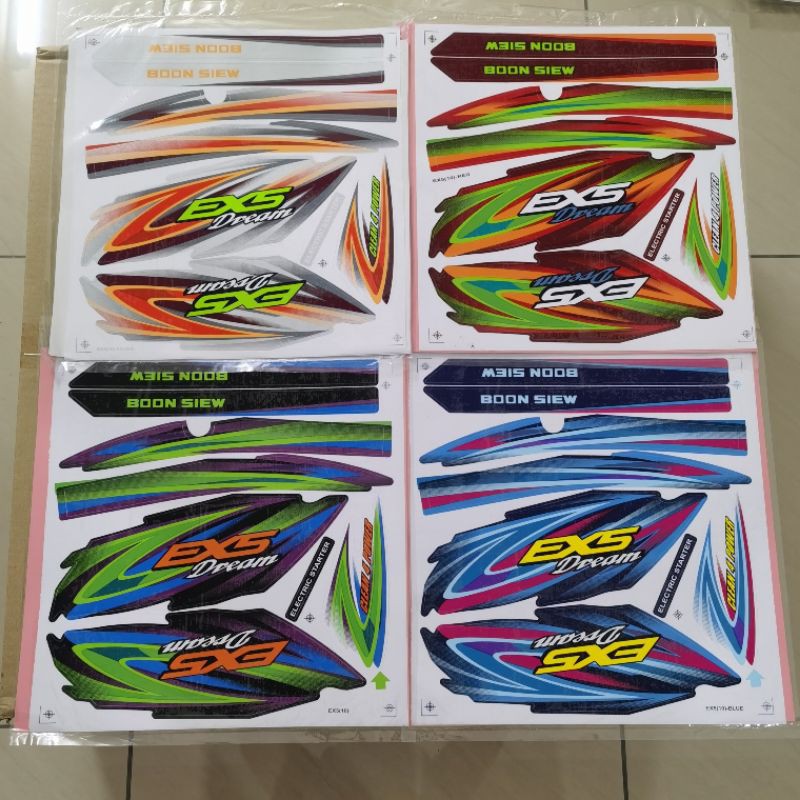 🔥Honda EX5 Dream( 10 ) Body Sticker🔥 | Shopee Malaysia