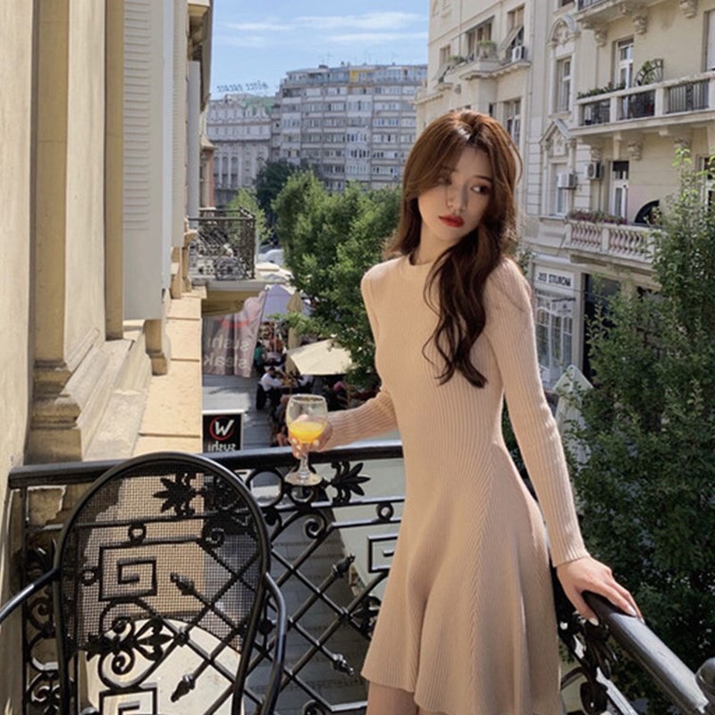 Korean style one piece dress best sale