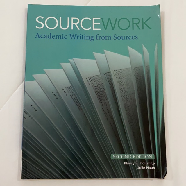 SOURCE WORK ACADEMIC WRITING FROM SOURCES (SECOND EDITION) Shopee Malaysia