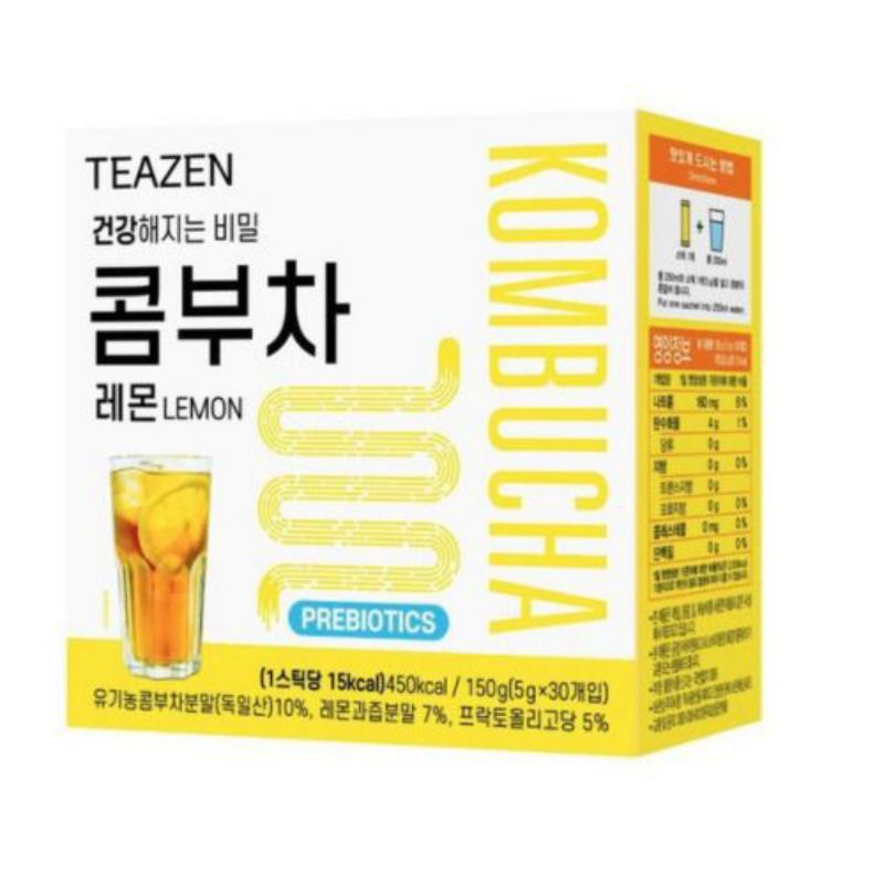 🍋Teazen kombucha 5g X 10pcs (Lemon)🍋 Shopee Malaysia
