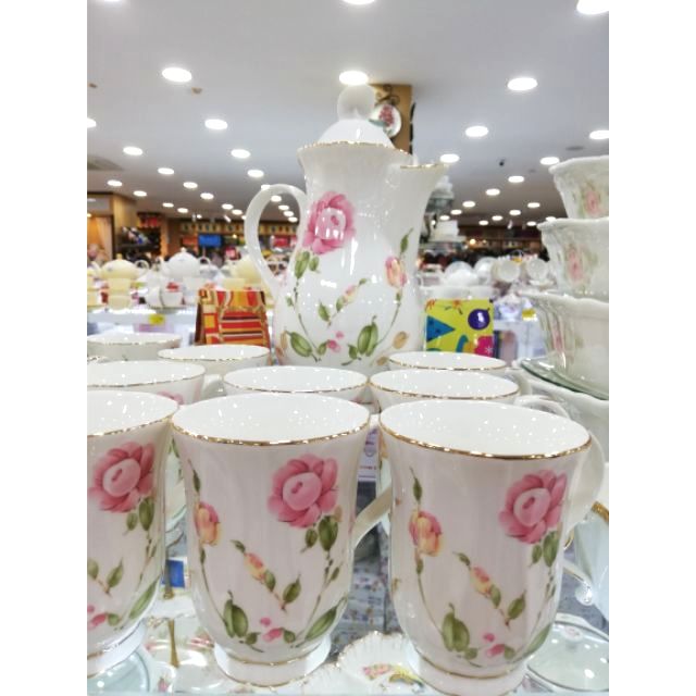 Tea set corelle / corelle inspired / set teko murah / corelle / set