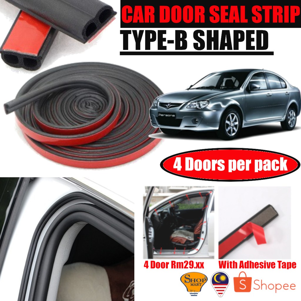 Proton Persona Door Seal Rubber Strip Sound Proof TypeB Door Seal Air