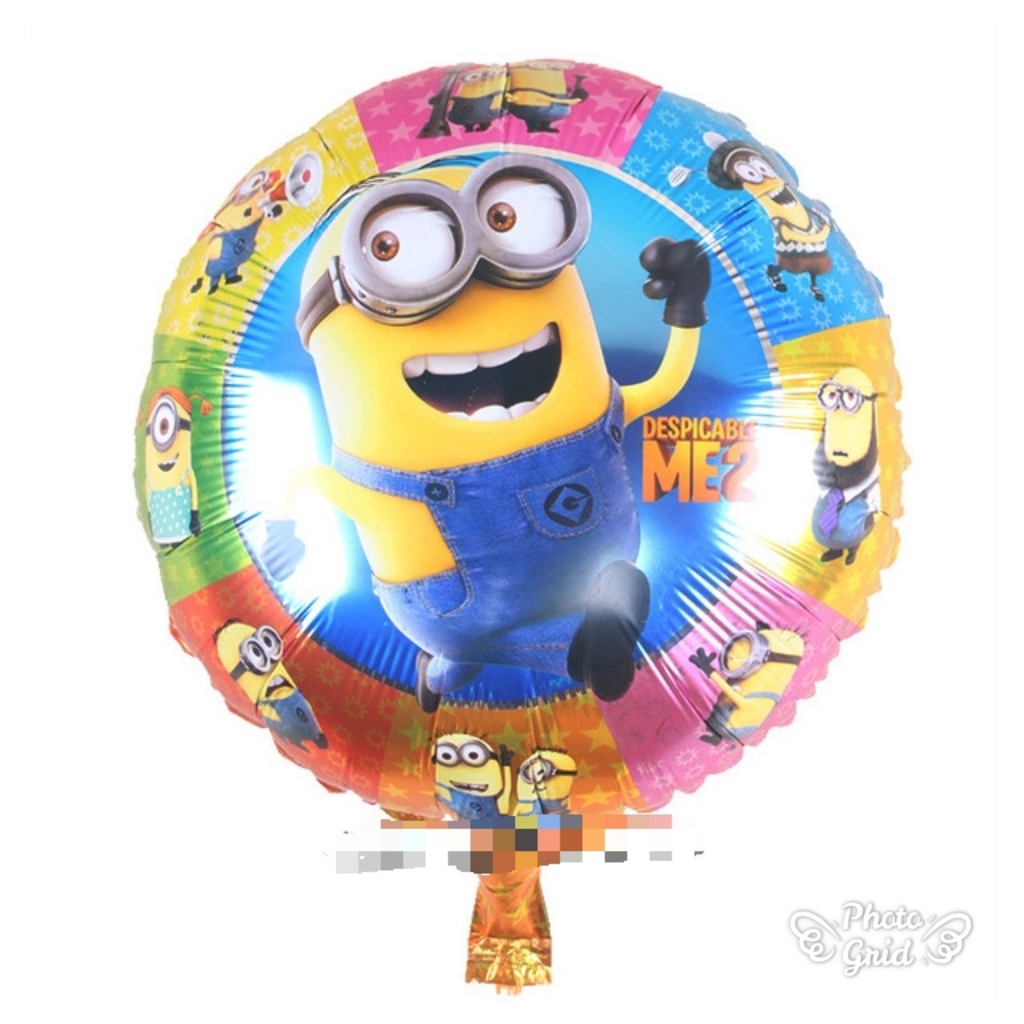 Minions Balloon Children Toys Cartoon Despicable Me Foil Balloons ...