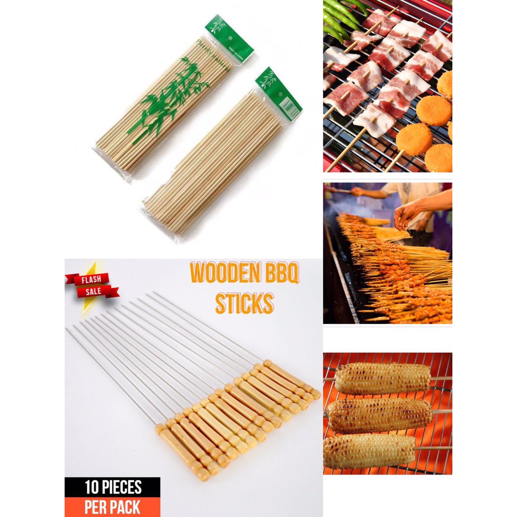 Batang Lidi Satay Stick Bamboo Skewer Kayu Cucuk Satay Bouquet ...
