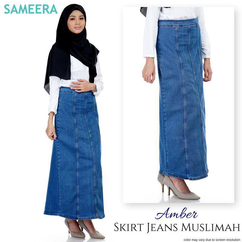 Skirt labuh sale jeans levis