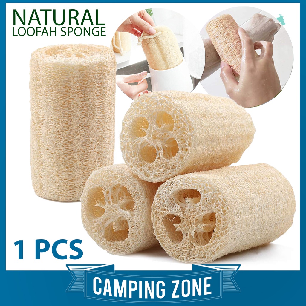 NATURAL LOOFAH SPONGE DISH WASH SPONGE Bath Sponge Body Scrubber Loofah ...